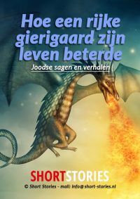 Hoe een rijke gierigaard<br>zijn leven beterde<br>Joodse sagen<br>en verhalen<br>Stem: Peter Lems<br>Speelduur:08'00"