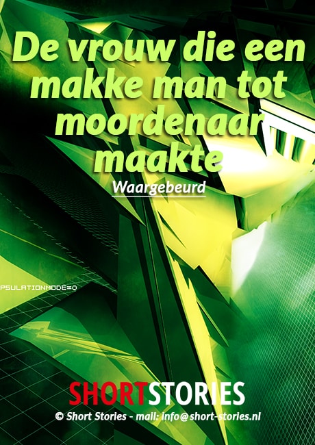 De vrouw die een makke man<br>tot moordenaar maakte<br>Van: Waargebeurd verhaal<br>Stem: Sonja Pourier<br>Speelduur: 18'24"